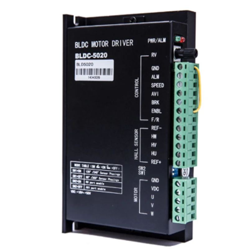 

BLDC Motor Driver BLDC-5020 24 V 36 V 48 V DC Brushless Motor 500W Voltage Range 24-50VDC Speed Controller 1 order