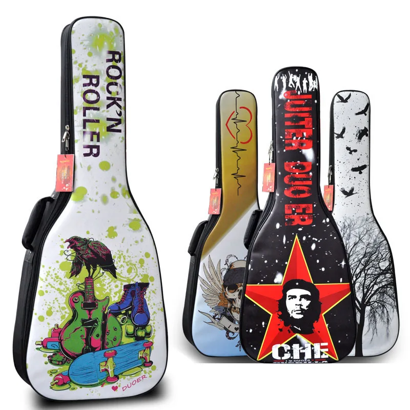 

Guitar Bag 41 42 Inch Waterproof PU EPE Pillow Factory Cartoon Guitar Bags Customize Factory Wholesale Guitar Bags