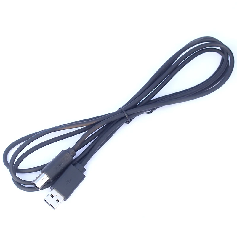 Usb 2.0プリンタケーブルタイプaオスbオスコード1.75メートル/6ftブラックカラー