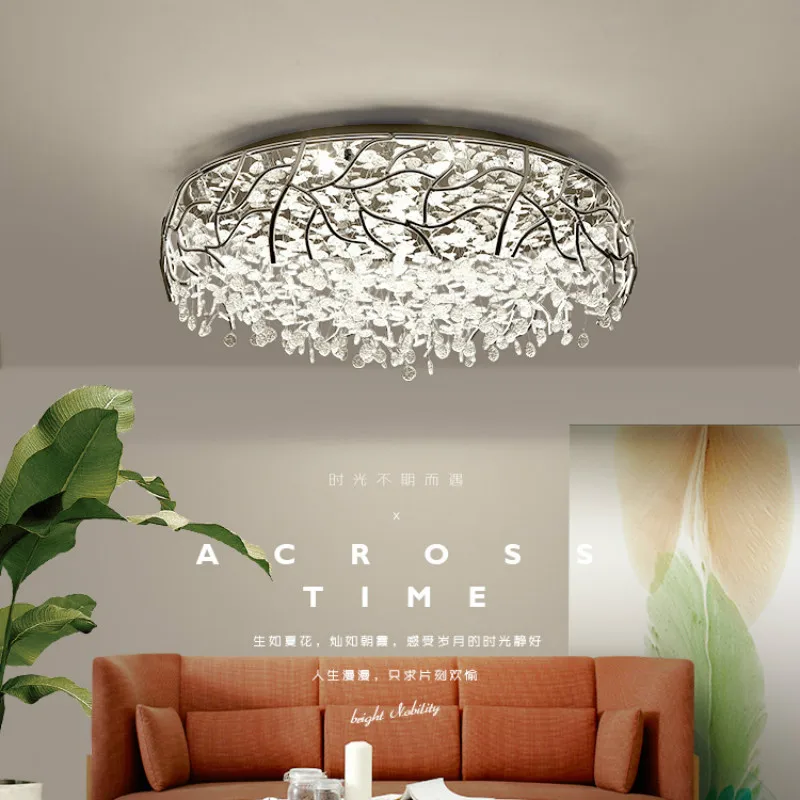 

European style simple living room simple modern atmosphere warm and romantic wedding homeowner bedroom ceiling lamp LX111107