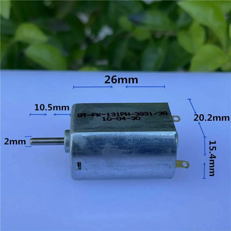 Micro FK-131PH Carbon Brush Motor DC 3V 3.7V 5V 35000RPM High Speed Large Torque DIY Toy Slot Car Boat