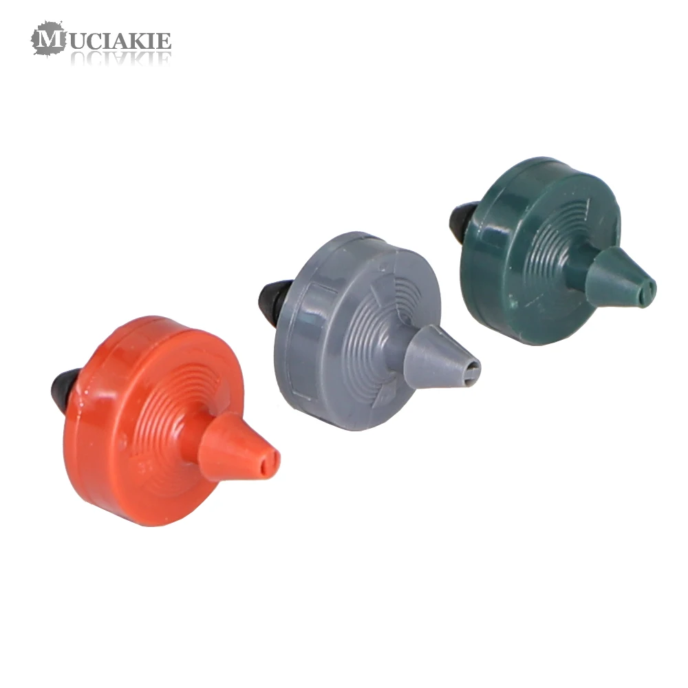 MUCIAKIE 200PCS 2L 4L 8L Pressure Compensate Emitter Garden Drip Compensation Regulator Irrigation Steady Flow Drippers