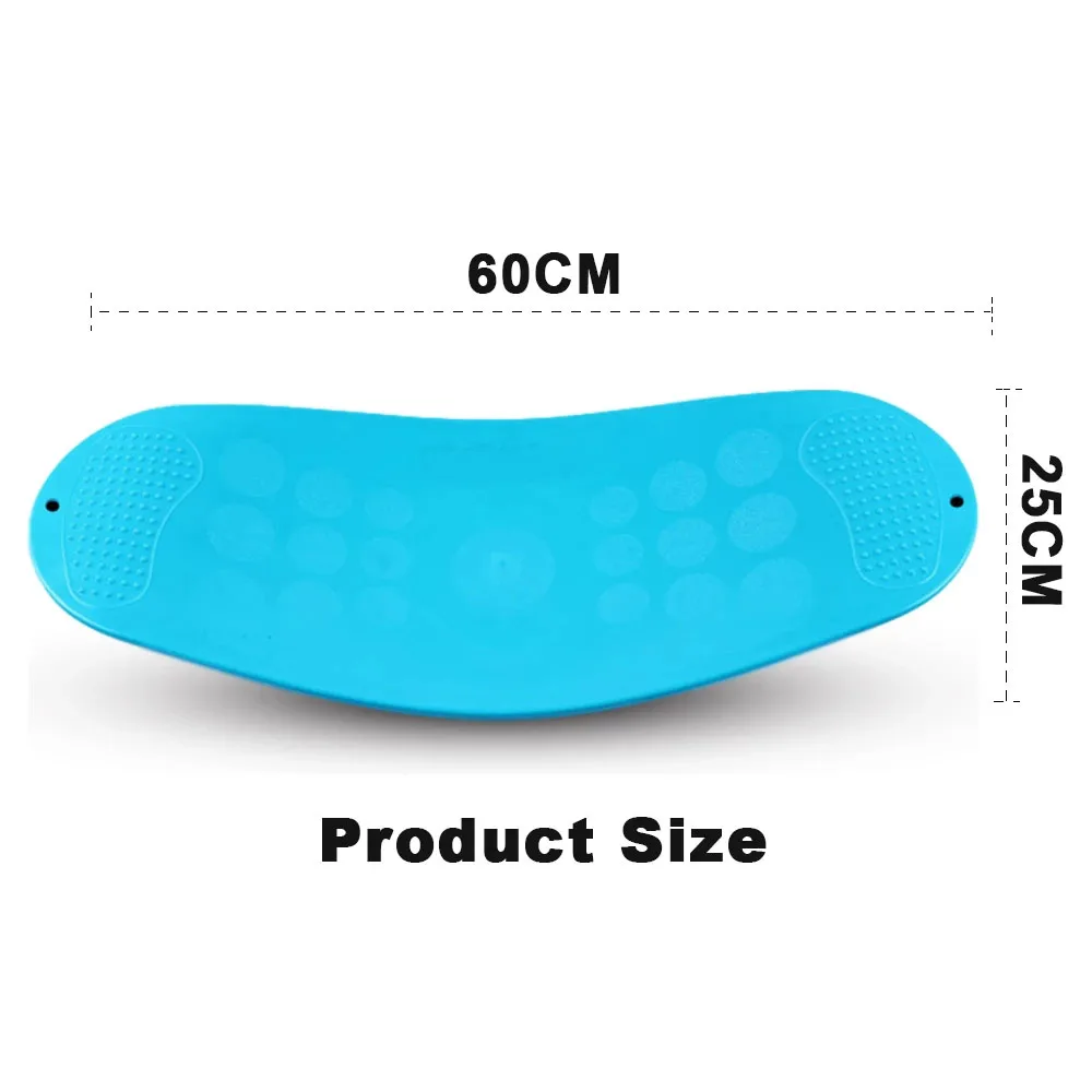 Fitness Yoga Twister Balance Board ABS Stabilizer Dance Wobble Borad Core Workout Training Abdominal Muscles Legs Balance Pad