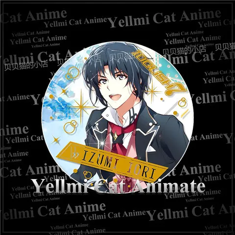 1pc Anime Idolish7 badge OSAKA ROKUYA NANASE YAOTOME iron Brooch Pins