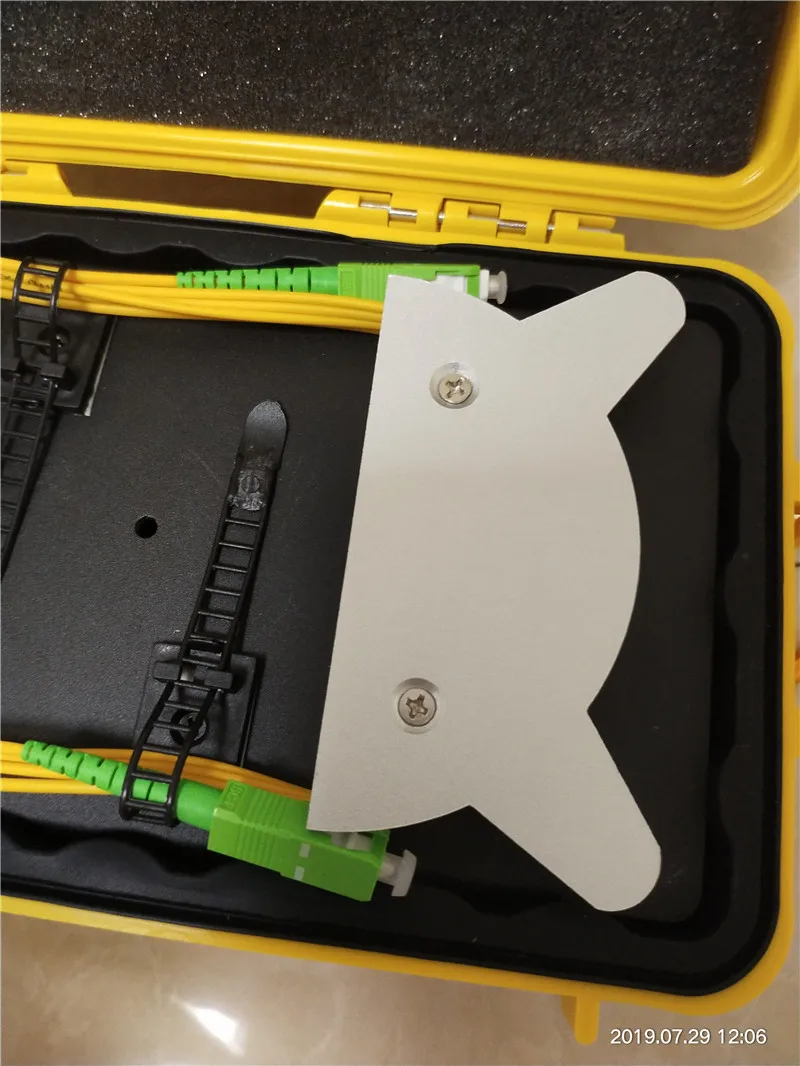 OTDR launch cable box 500M SM 9/125um G652D LC ST APC UPC optical fibre OTDR Dead Zone Eliminator Fiber ring otdr launch cable