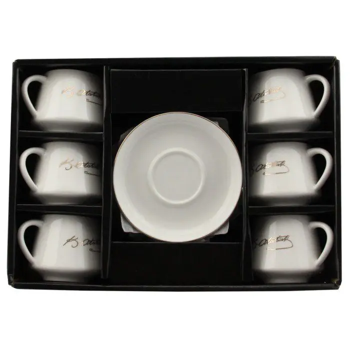 DOLBOVI Ataturk Signed Six Personality Cup Pad. Ms Morry Sextet Porcelain Set mug кружка coffee cup cup