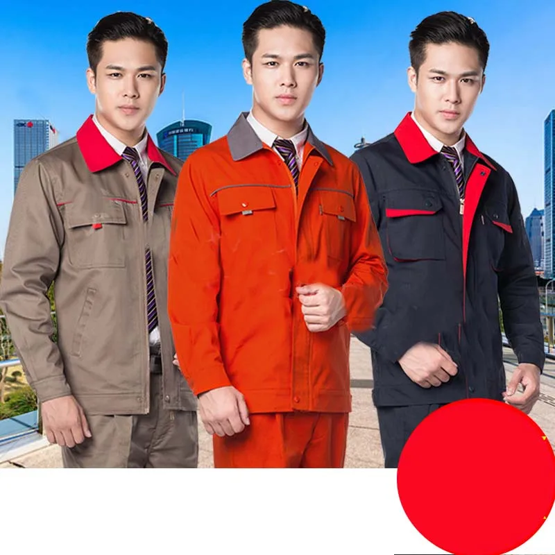 

Work Clothing Set Men Women Overall Work Car Workshop Air Condition Water Electricity Factory Mechanical Repairmen Uniforms Suit