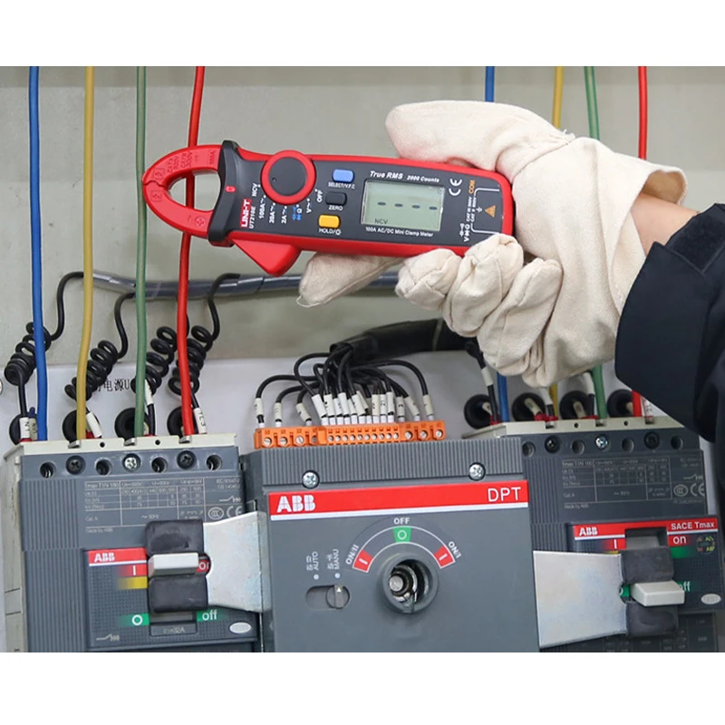 UNI-T UT210A UT210B UT210E UT210D المشبك متر التيار المتناوب/تيار مستمر جهاز قياس الجهد الكهربائي الحالي السيارات المدى المتعدد VFC الأدوات الكهربائية