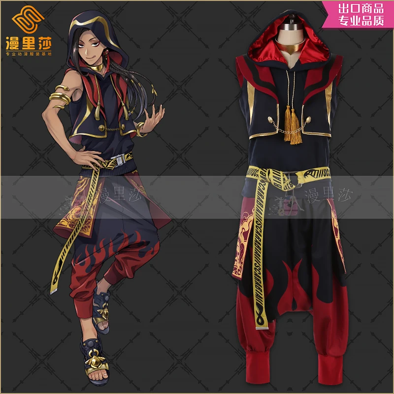 Game Twisted Wonderland SCARABIA jamil School Aladdin Uniforms Cosplay Costume New Outfit