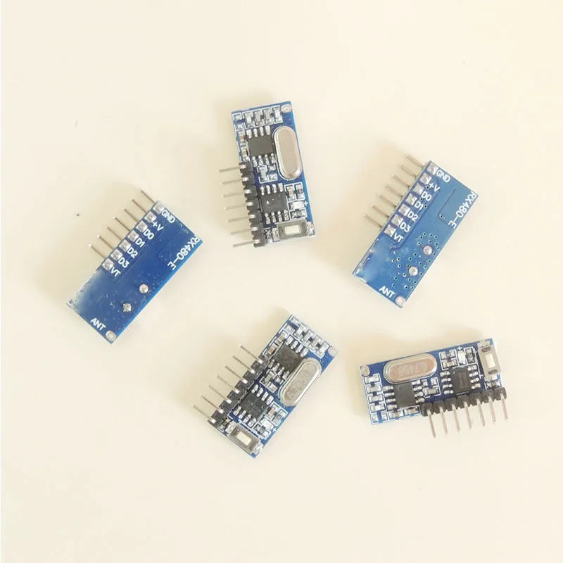 433Mhz RF Receiver Learning Code Decoding Module 433mhz Wireless 4 CH output DIY kit For Remote Control 1527 encoding