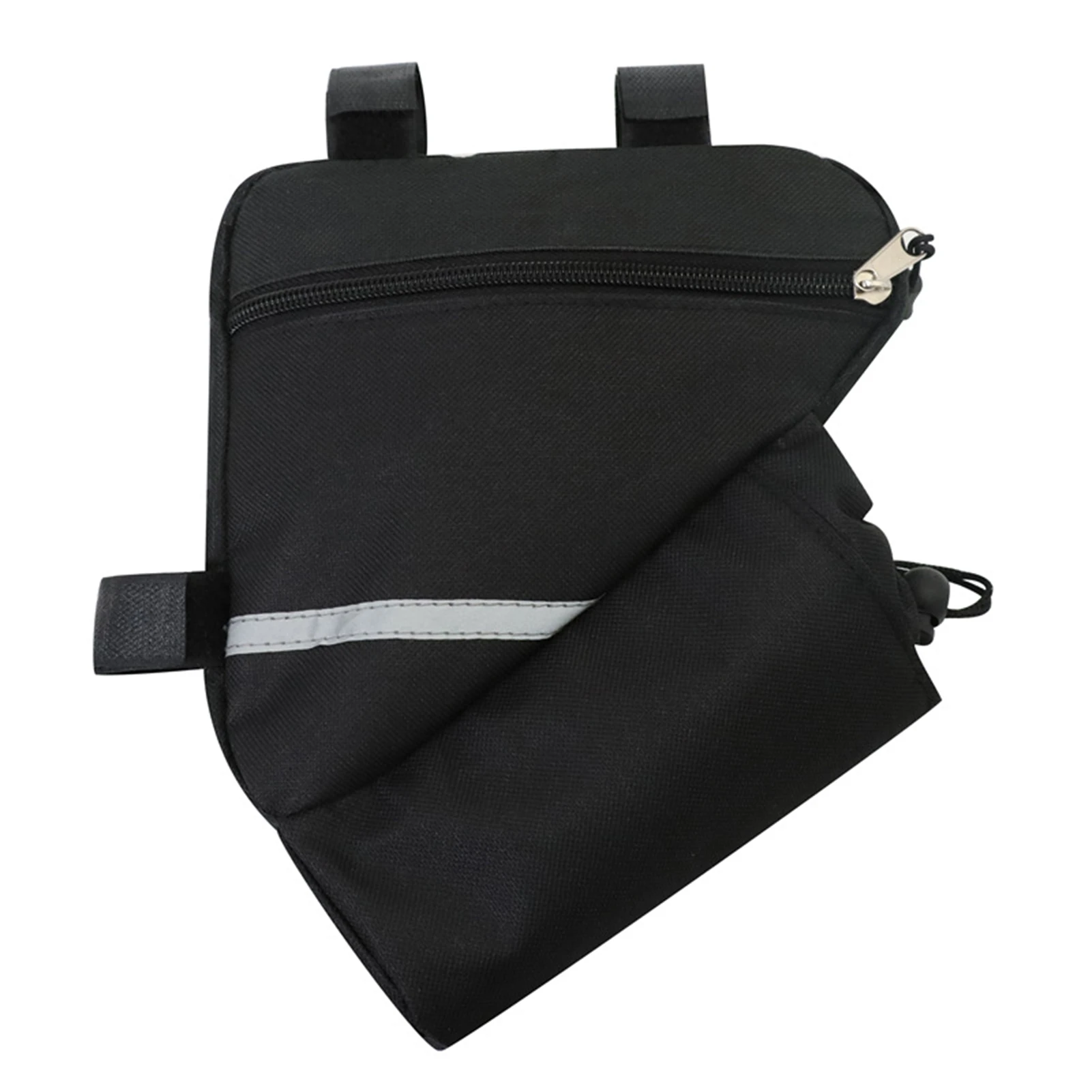 Bike Storage Bag Triangular Saddle Frame Pouch With Bottle Pocket MTB Road Bike Storage Saddle Bag Waterproof Bicycle Bags Pouch