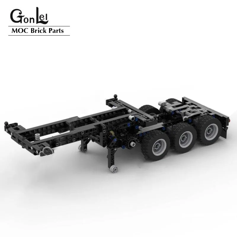 NEW Truck Lead Chassis Containerchassis Trailer fit for 42078 Mark Anthem Building Blocks Assemble Bricks Model Toys Gifts