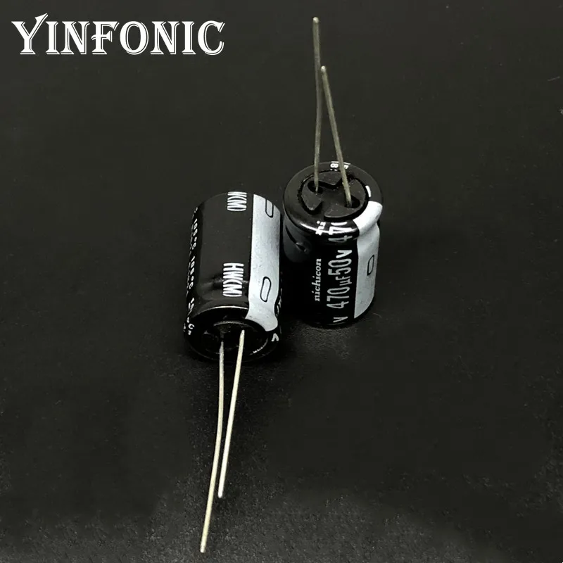 5pcs/50pcs 470uF 50V Japan NICHICON HW Series 12.5x20mm High Ripple Low Impedance 50V470uF Motherboard Capacitor