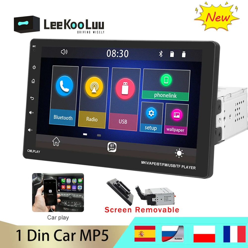 LeeKooLuu 1 Din Car Multimedia Video Player 9