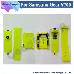 Watch Back Cover Case Watchband For Samsung Gear V700 SM-V700 Watch Replacement Parts Rear Housing Case Watch Strap Bracelet
