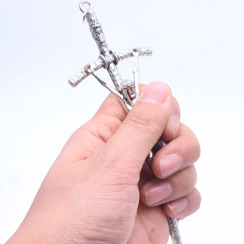 5 pcs  Church cross, Crucifix,  alloy materials, home pendant decorations, Christian Catholic  souvenirs  free delivery