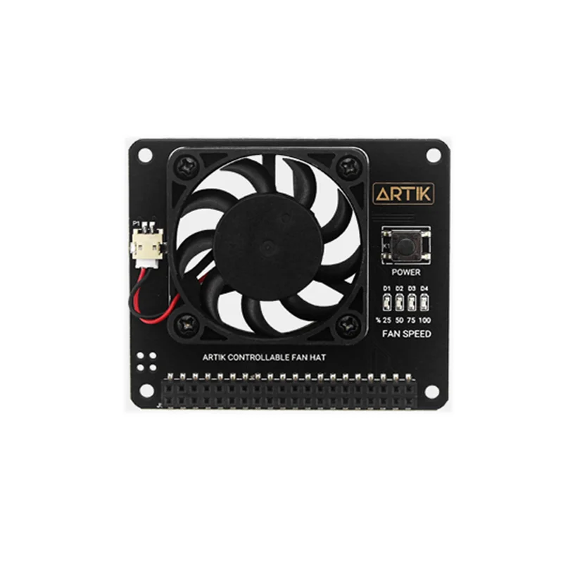 Raspberry Pi 4 Model B Argon Fan HAT with Cooling Fan Function Power Switch