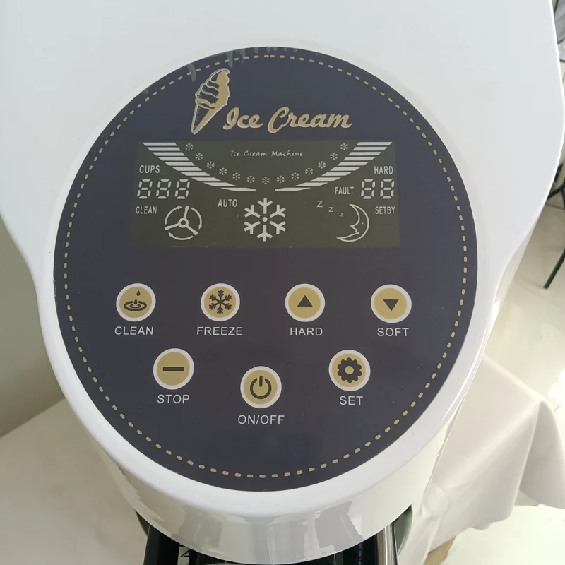 Máquina de helado pequeña, máquina comercial para hacer helados, Mini máquina de helado de un sabor