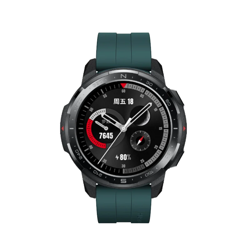 AKBNSTED 22 MM siliconen sportband voor Huawei Watch GT 46 MM/GT 2 46 MM/GT 2 Pro/Honor GS Pro/Huami Amazfit GTR 47 MM/GTR 2 band