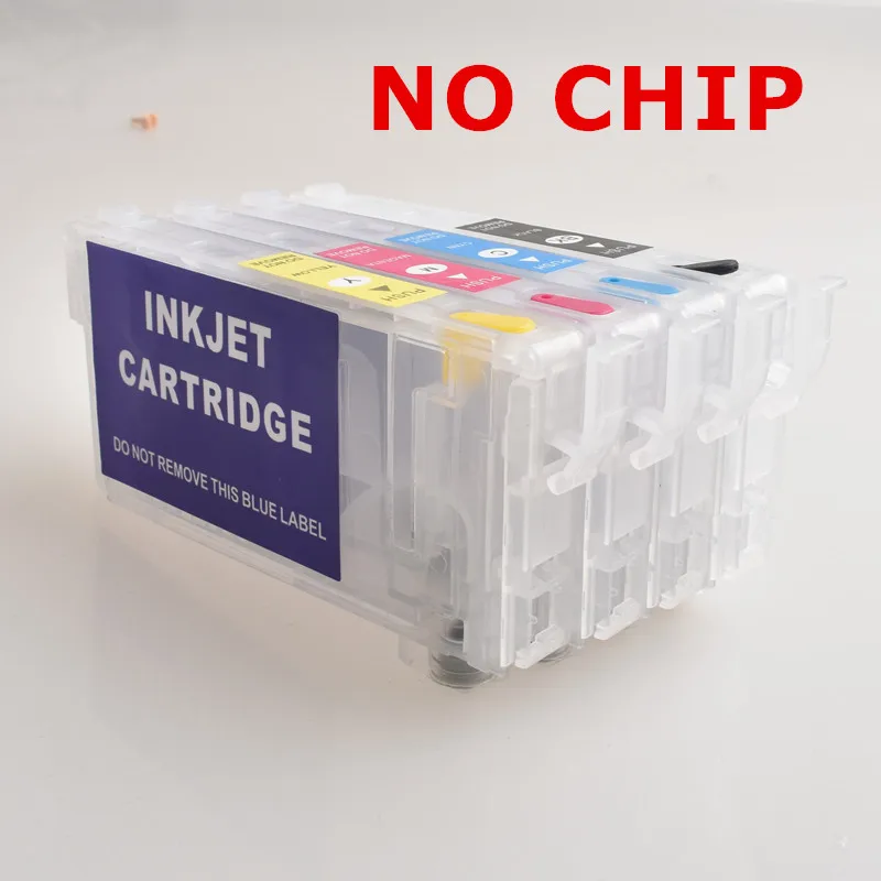 NEW Europe 405XL 405 Refillable Ink Cartridge NO Chip for Epson WF-3825 WF-4820 WF-4825 WF-4830 WF-7830 7820 WF-7835 WF-7840DTW