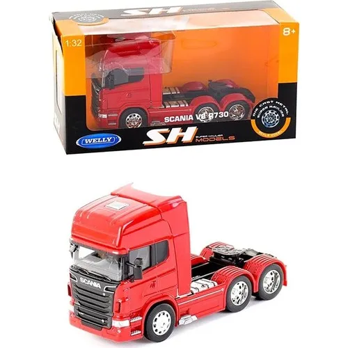 Welly 1:32 Scale Scania V8 R730 Flatbed Kids Excluding and for Adults Gift