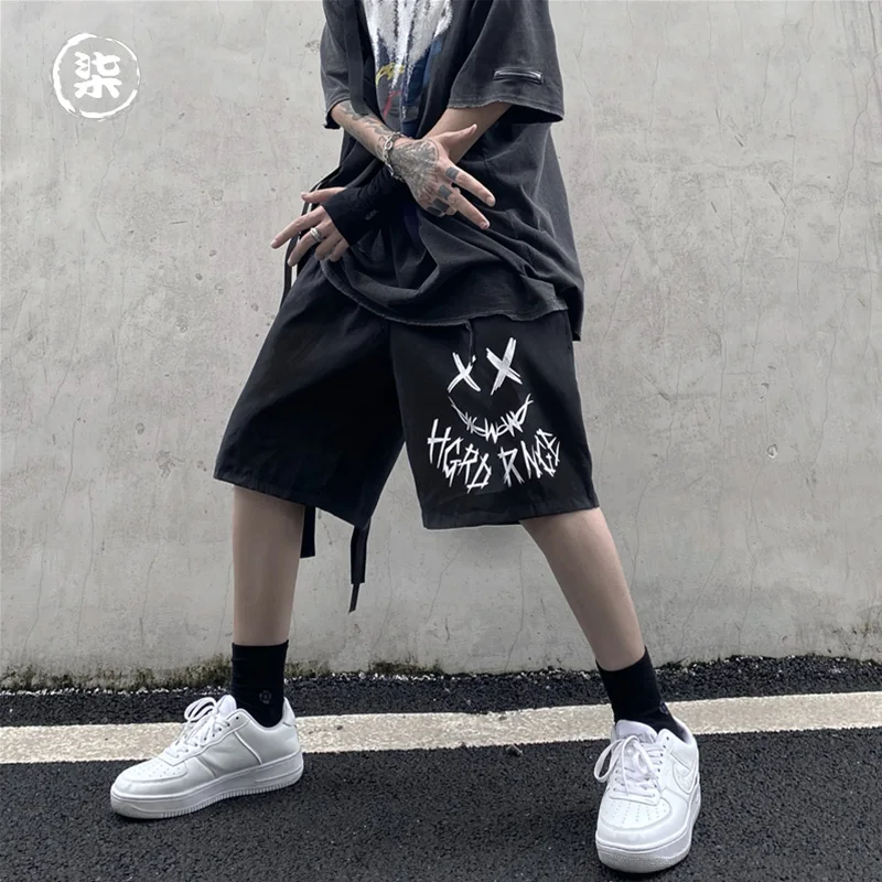 

Shorts men's fashion brand ins fashion high street handsome five point pants street ice fast dry summer pants gym sweatpants