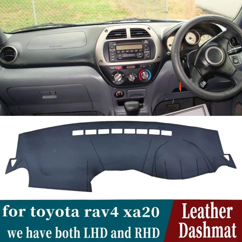 

Leather Dashmat Dashboard Cover Pad Dash Mat Carpet Car-Styling accessories for toyota rav4 xa20 2000 2001 2002 2003 2004 2005