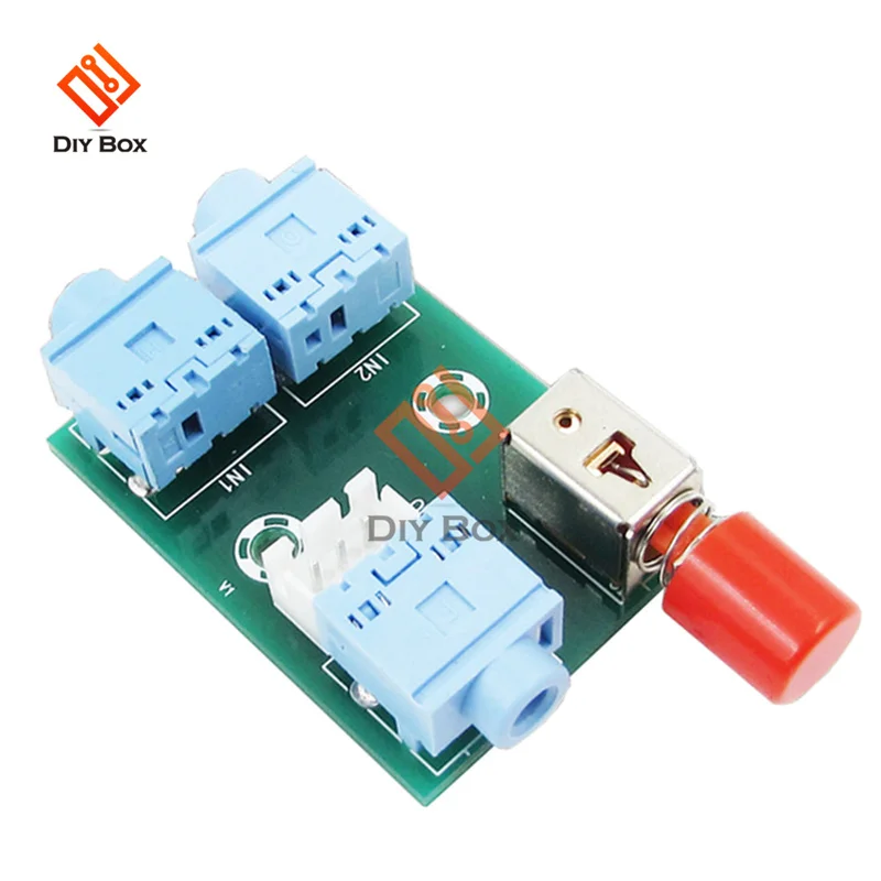 XH-M371 Audio Switching Module 3.5mm Jack 2 into 1 Out Audio Switching Socket PCB Board