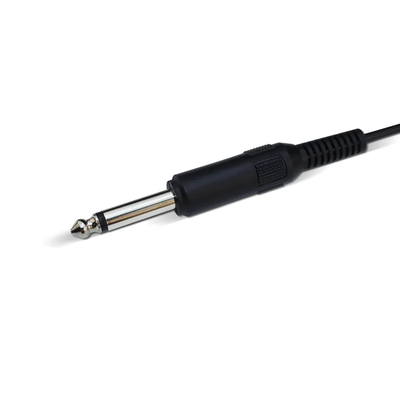 2m tatuagem cabo gancho linha cabo de alimentação DC-6.35mm conexão dc para tatuagem máquina/arma fornecimento acessório