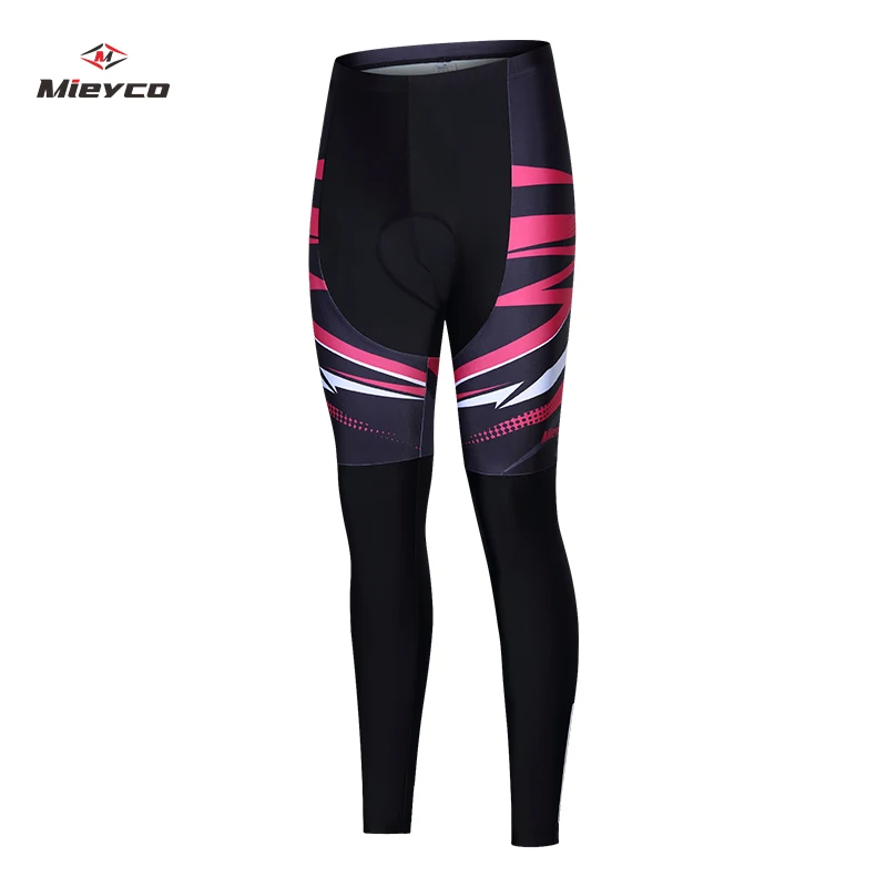 Long Sports Pants for Women, Cycling Tights, MTB Bicycle, Mountain Bike, 20D Gel Padded Clothing, Outdoor Racing Trousers