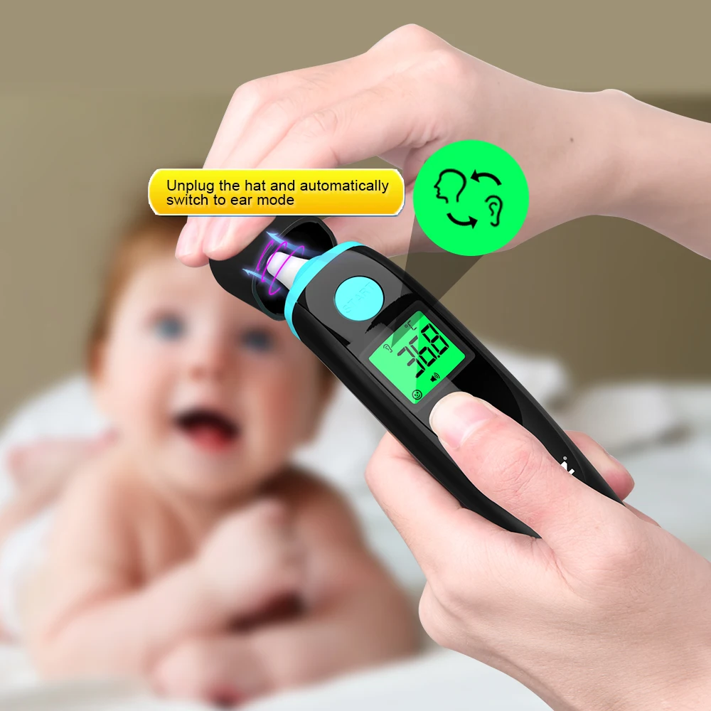 HeTaiDa Digital Thermometer Medical Non-Contact Body Thermometer Infrared Quick Measurement Forehead Thermometer For Adults Baby