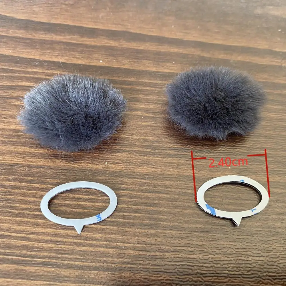 10 sztuk martwy kot futrzany Windsceen osłona tłumika wiatrowego dla Sony FDR-X3000R Micromuff dla mikrofonu szyba przednia dla Sony AS300