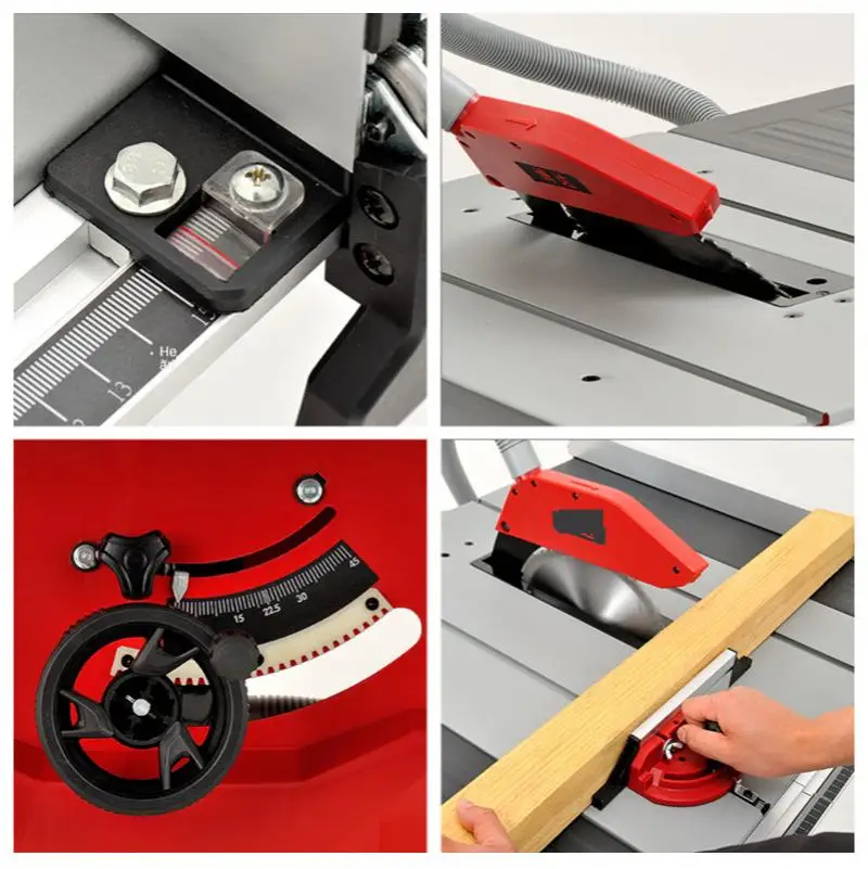10 Inch Dust-Free Saw Sliding Table Saw Panel Saw Multifunctional Woodworking Miter Saw Cutting Machine Circular Saw Machine
