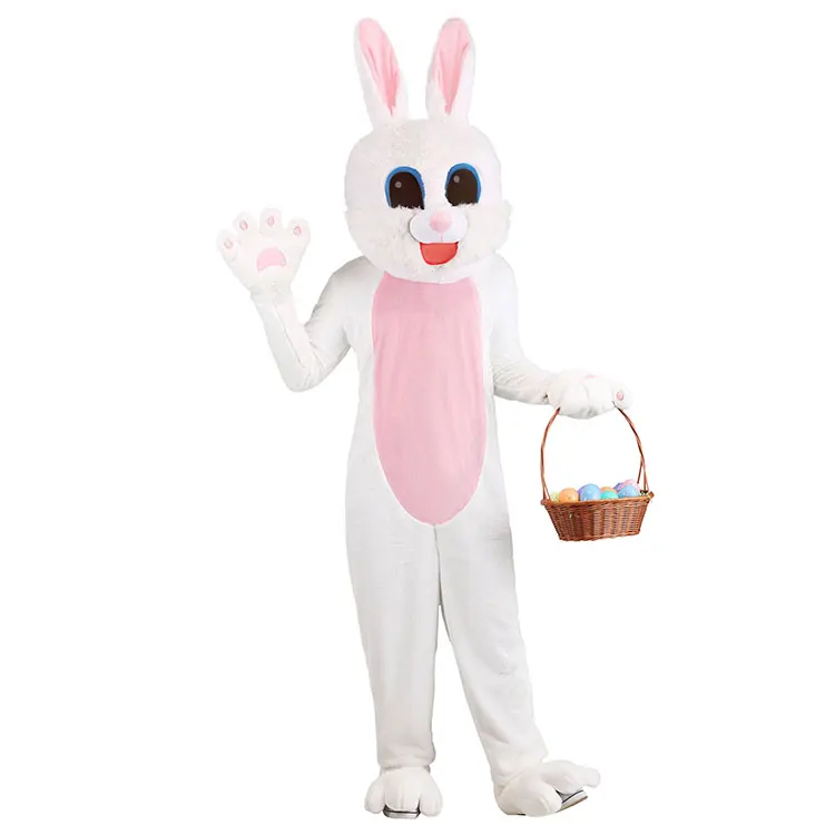 

Halloween stage show performance party party mall catwalk adult mascot rabbit white rabbit costume