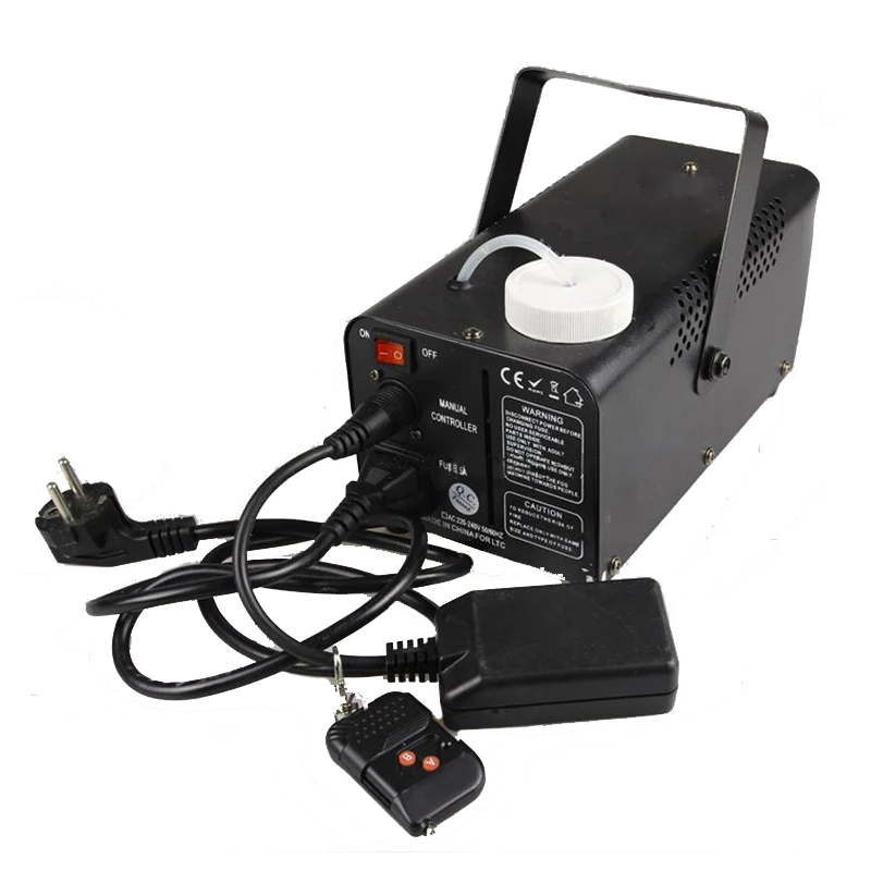 Mini Afstandsbediening Rookmachine 500W Rgb Led Fog Machine Kleurrijke Disco Dj Club Entertainment Party Stage Fogger