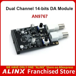 ALINX AN9767: 듀얼 채널 14 비트 DA 모듈, FPGA 보드용