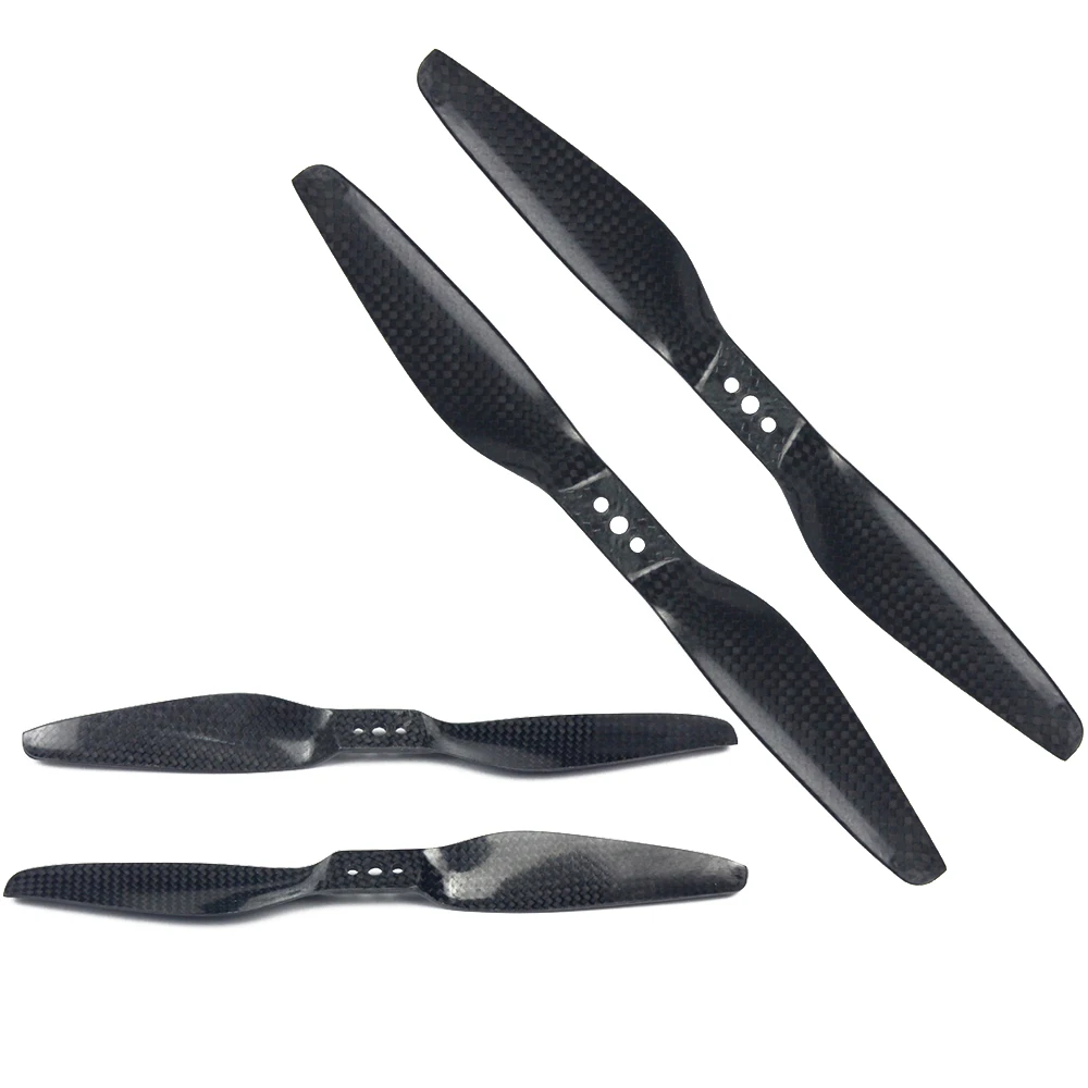 2pair/lot 8055/9055/1055/1155/1255/1355/1455/1555 3K Carbon Fiber CW CCW Propellers For Multicopter Quadcopter Drone Accessory