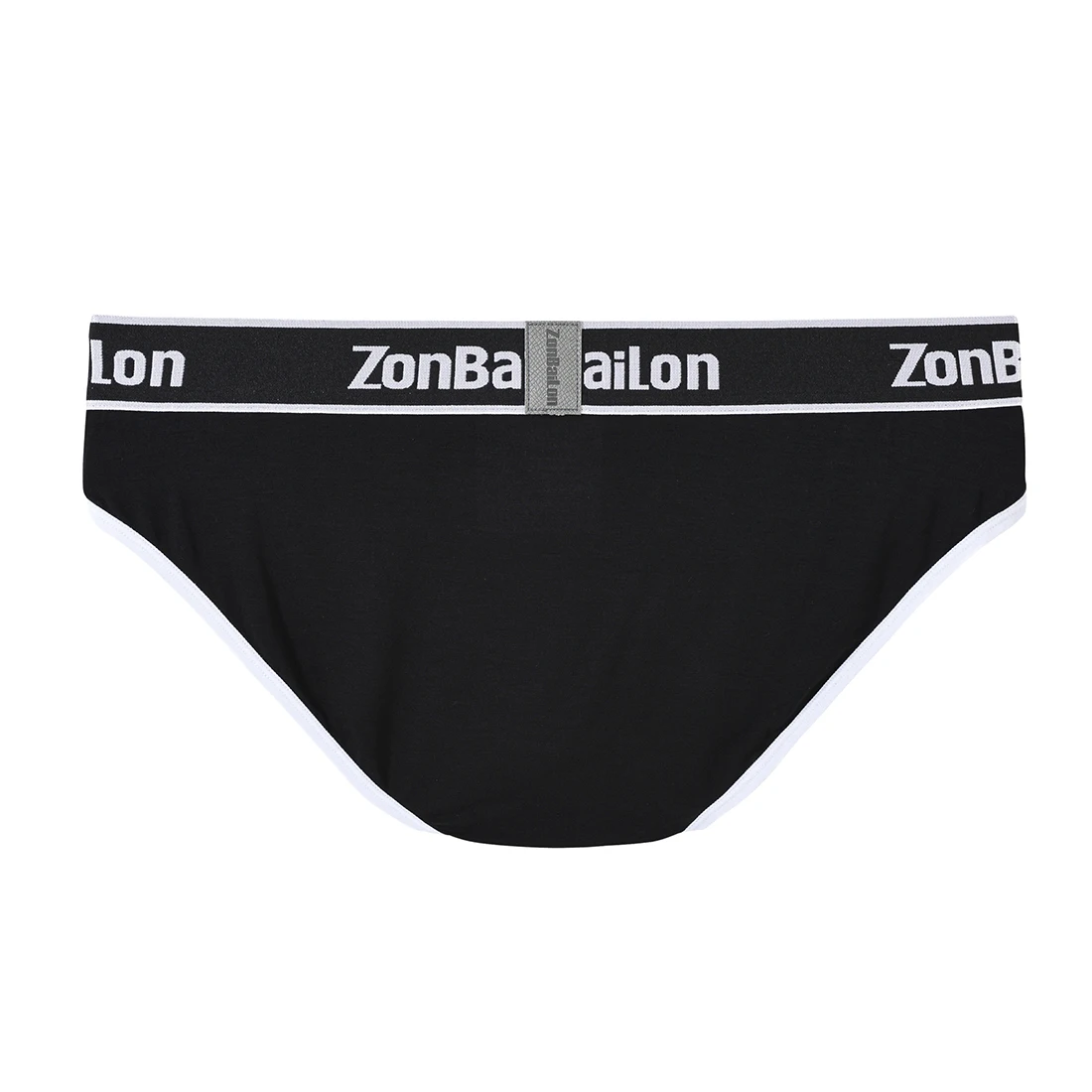 Calzoncillos sexys para hombre, ropa interior elástica de bambú, sin etiqueta, con cinturilla cómoda, color negro