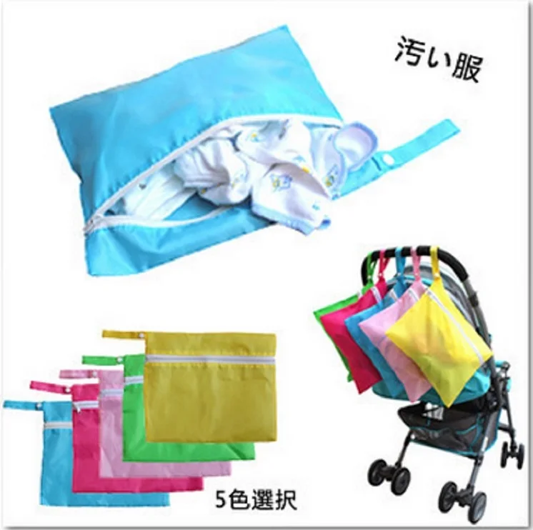 Baby Stroller Accessories Candy Color New Baby Child Stroller Zipper Bags Pouch Handbag Hanging Storage Organizer Bag