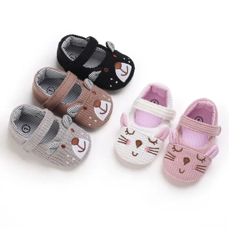 Cartoon Newborn Baby Girl Shoes Infant Boy First Walkers Soft Sole Summer Fall Cute Crib Shoe Toddler Baby Walking Prewalkers