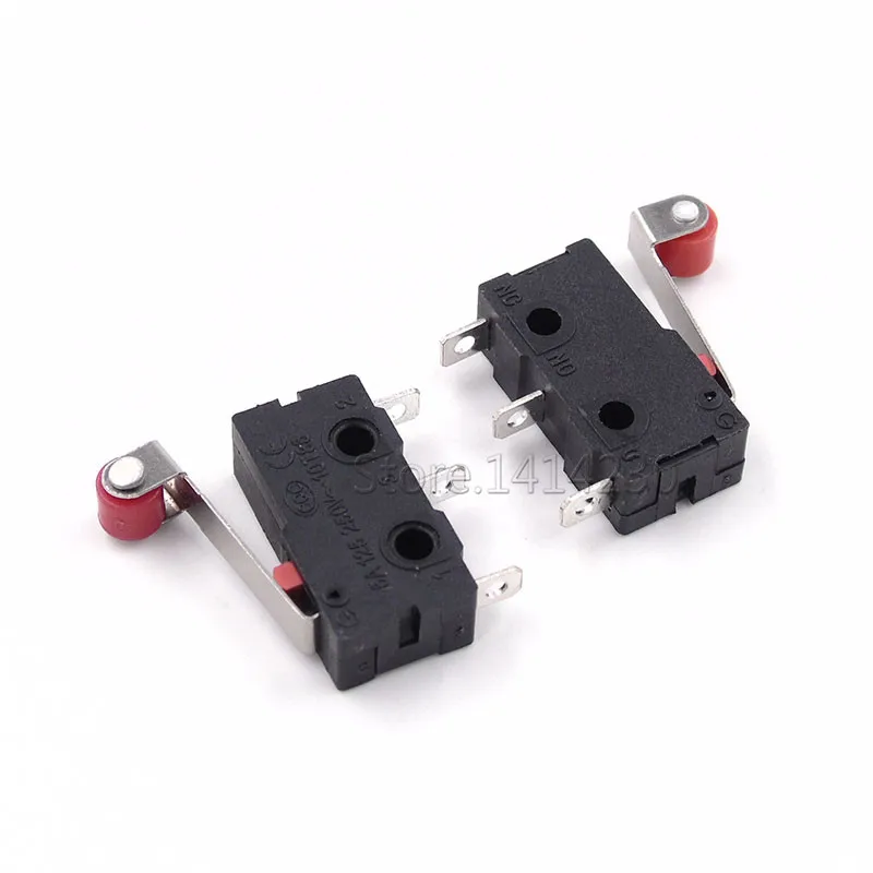 10PCS Hot sale Mini Micro Switch 3Pin With Roller Limit Switch