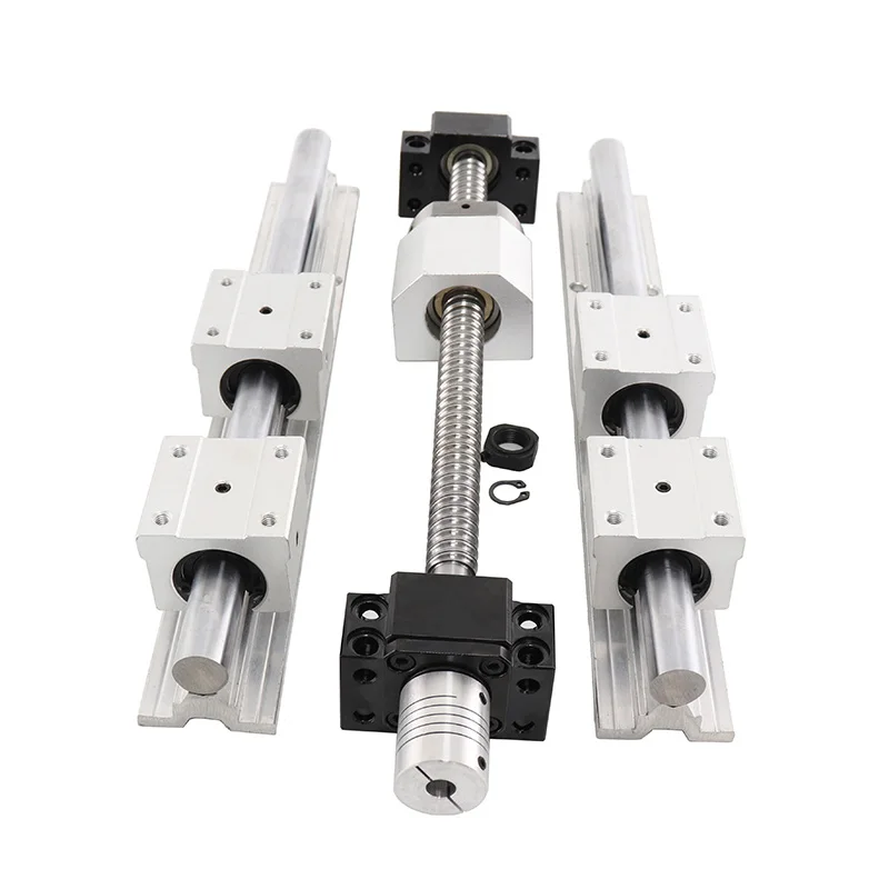 SBR16UU bearing block+16mm linear track support sbr16 axle Guide + a group of spherical propeller sfa1605 standard processing