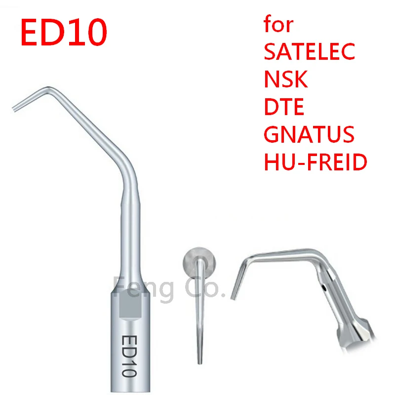 ED10 Dental Ultrasonic Scaler Tips Scaling  Endo Perio Fit SATELEC NSK DTE GNATUS HU-FREIDY Handpiece Dentist Teeth Whitening