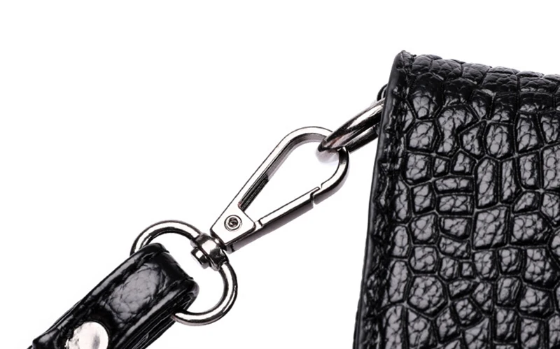 Frauen Flap Messenger Taschen Krokodil muster Design Schulter Taschen PU Leder Dame Mode Handtaschen Vintage Umhängetasche – Detail 23