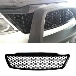 DOOD OEM DESIGN MODIFIED FRONT RACING GRILLS FRONT MESH MASK TRIMS COVER GRILLE FIT FOR FORTUNER 2012 2013 2014 FRONT BUMPER