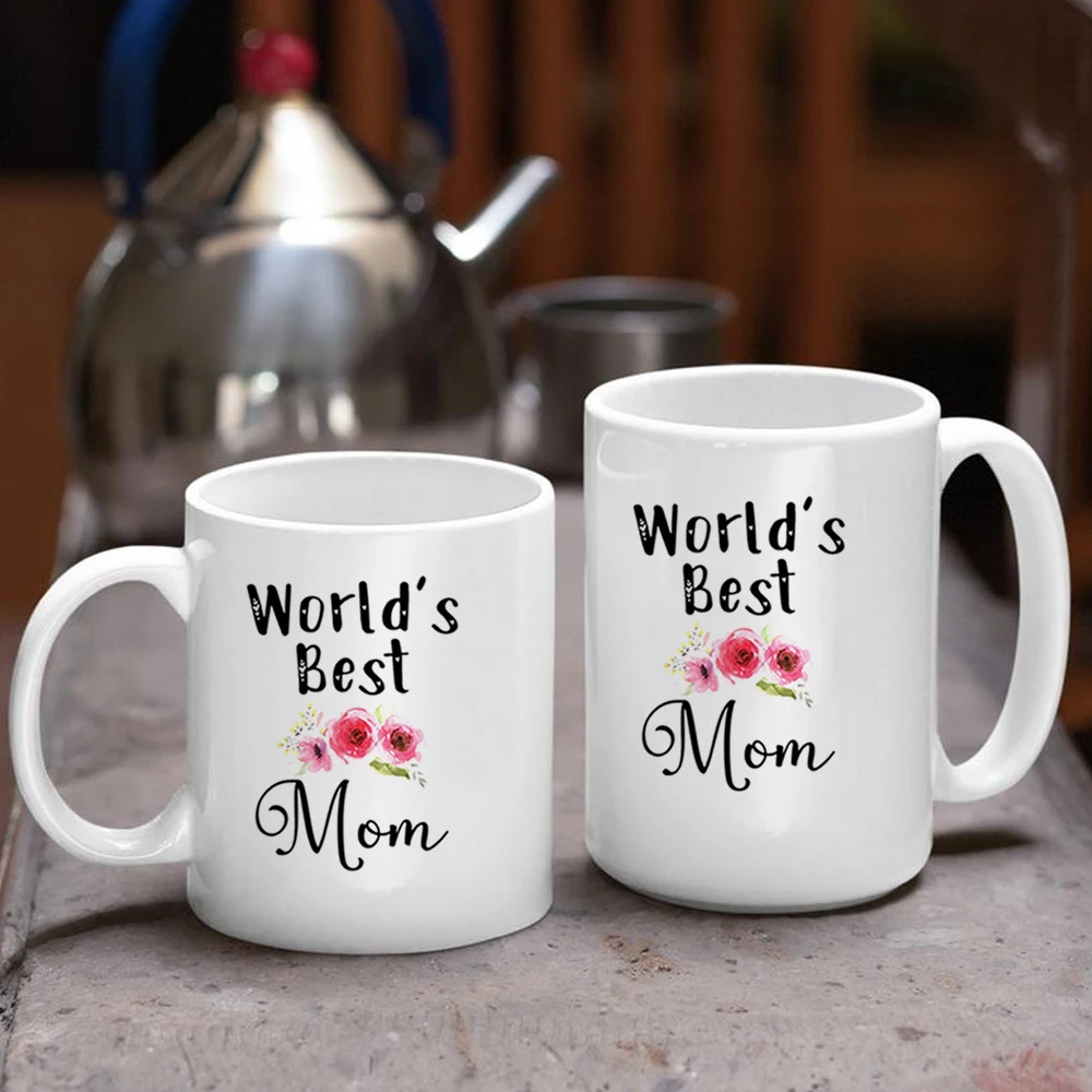 15oz World's Best Mom Milk Big coffee Mug 11oz White Ceramic Mama Mother Day Mama Birthday Gift Tea Cup Travel Coffee Mugs