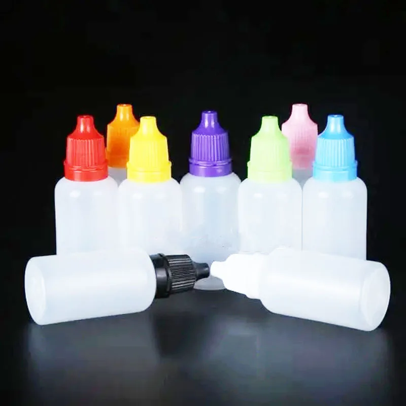 50 Pcs/Lot Dropping Bottle Portable Plastic Liquid Packaged Jar Travel Storage Mini 5-100 Ml Essential Oil Bottle Chemical Exper