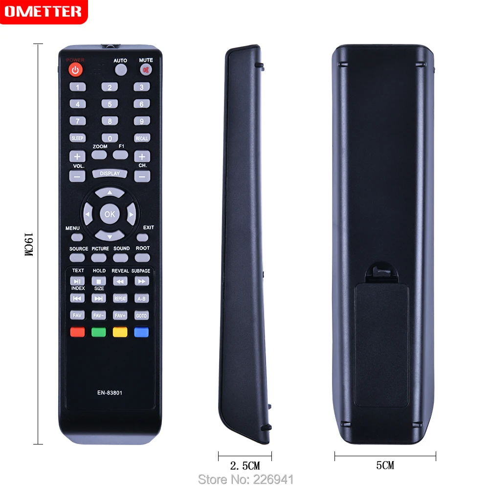 OMETTER EN-83801 Remote for Hisense TV
