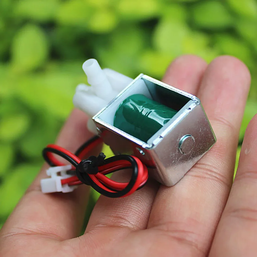 Válvula solenoide en miniatura, normalmente cerrada, cc 12V, Válvula de ventilación eléctrica para riego de jardín