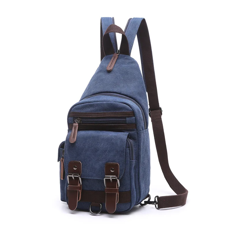 Retro leisure sports lightweight canvas one-shoulder bag/ladies shoulder multi-purpose portable back bag backpack purse